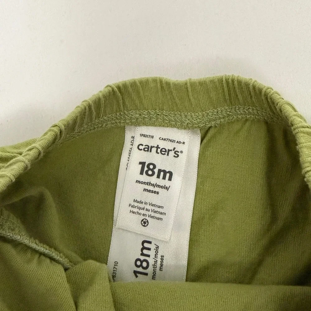 Carters Baby 18M Diaper Covers Bloomers 3 Pack Brown Green Gray Cotton Solid
